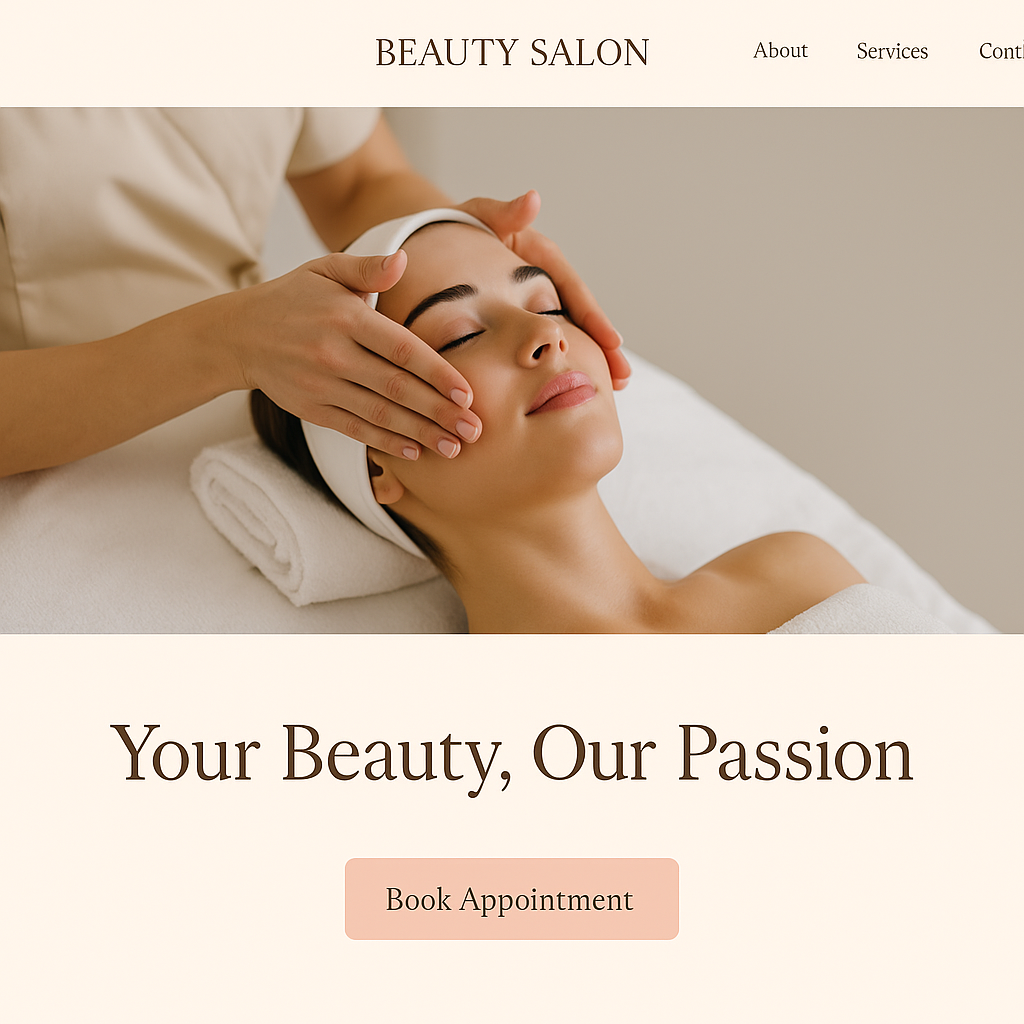 Beauty Salon Website Design