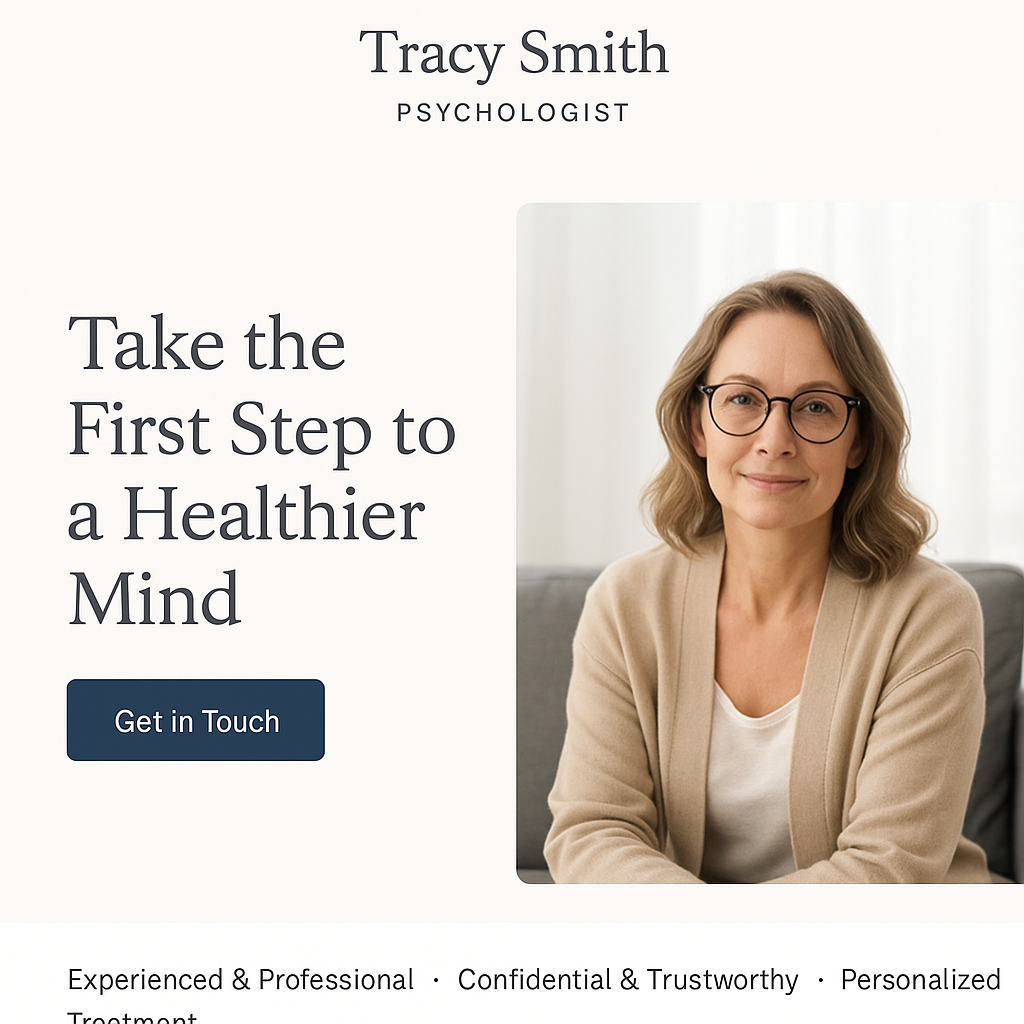 Tracy Smith Psychology Website Design